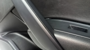 Door trim, front right card, Audi Q5 80A 21-25, black leather, black armrest, with overlays, scratches