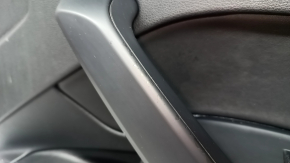 Door trim, front right card, Audi Q5 80A 21-25, black leather, black armrest, with overlays, scratches