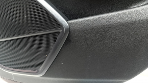 Door trim, rear right card, Audi Q5 80A 18-25, black leather, black armrest, with overlays, scratches
