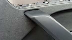 Door trim, rear right card, Audi Q5 80A 18-25, black leather, black armrest, with overlays, scratches