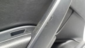 Door trim, rear left card, Audi Q5 80A 18-25, black leather, black armrest, with overlays, worn