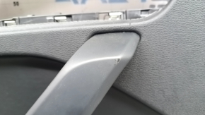 Door trim, rear left card, Audi Q5 80A 18-25, black leather, black armrest, with overlays, worn