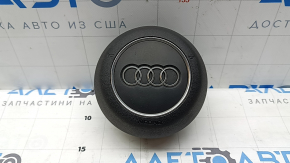 Airbag in the steering wheel, driver's side, Audi A3 22-26, black, chrome finish