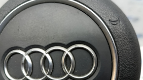 Airbag in the steering wheel, driver's side, Audi A3 22-26, black, chrome finish