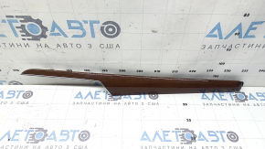 Door trim molding, rear left card, Audi Q5 80A 21-25, wood grain, brown walnut burl