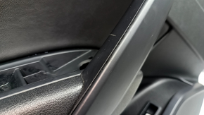 Door trim, front left card, Audi Q5 80A 21-25, black leather, black leather armrest, with overlays, worn