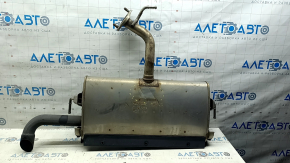Muffler rear part with barrel Kia Niro 17-22 HEV, PHEV crushed