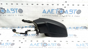 Left side mirror assembly Audi Q5 80A 18-25 8 pins, turn signal, BSM, heated, black, chips on turn signal