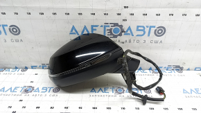 Right side mirror assembly Audi Q5 80A 18-25 8 pins, turn signal, BSM, heated, black
