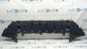 The front bumper protection of Volvo XC90 16-26 is worn and dented