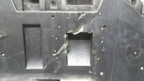 The front bumper protection of Volvo XC90 16-26 is worn and dented