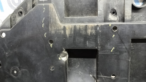 The front bumper protection of Volvo XC90 16-26 is worn and dented