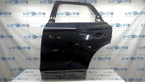 Bare rear left door Audi Q5 80A 19-25 black LY9B, with limiter and limiter boot, painted 0.25, butt, limiter insert scrolls