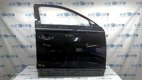 Bare front right door Audi Q5 80A 18-25 black LY9B, with a limiter and a limiter boot, after repair, the limiter insert scrolls