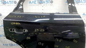 Bare rear right door of Audi Q5 80A 19-25 black LY9B, with a limiter and a limiter boot, after repair, the paint has swelled, the limiter insert is scrolling