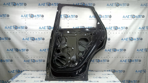Bare rear right door of Audi Q5 80A 19-25 black LY9B, with a limiter and a limiter boot, after repair, the paint has swelled, the limiter insert is scrolling