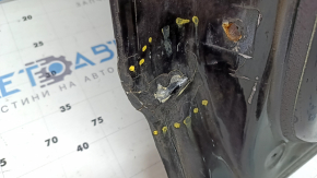 Bare rear right door of Audi Q5 80A 19-25 black LY9B, with a limiter and a limiter boot, after repair, the paint has swelled, the limiter insert is scrolling