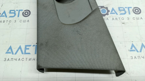 Upper center pillar trim, left belt, Audi Q5 80A 18-25, gray, dry cleanable, fabric tear
