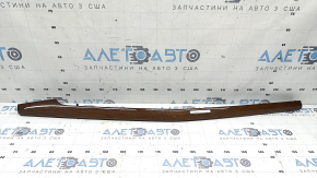 Right front panel insert for Audi Q5 80A 18-25, brown walnut burl wood
