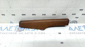 Left front panel insert for Audi Q5 80A 18-25, brown walnut burl wood