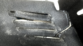 Right arch trim for Audi A3 22-26 AWD, black, with tears