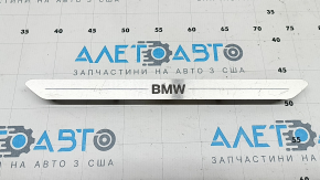 Front right door sill insert BMW X5 G05 19-23 chrome BMW, with backlight, scratches, nicks