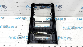 Rear center console trim BMW X5 G05 19-25 black, scratches