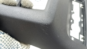 Rear center console trim BMW X5 G05 19-25 black, scratches