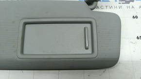 Right visor Audi Q5 80A 18-24 gray, without hook, dry cleanable