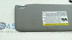 Left visor Audi Q5 80A 18-24 gray, without hook, dry cleanable