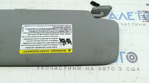 Left visor Audi Q5 80A 18-24 gray, without hook, dry cleanable