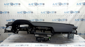 Torpedo front panel with AIRBAG Audi Q5 80A 19-25 black, rusty pyropatron, scratch