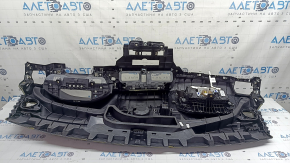 Torpedo front panel with AIRBAG Audi Q5 80A 19-25 black, rusty pyropatron, scratch