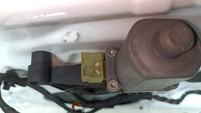 Front right door assembly Audi A3 22-26 chrome molding, white LY9C, scratches on chrome, scratches on trim