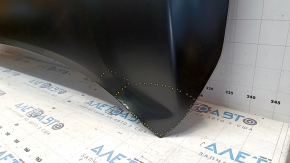 The bare hood of a Hyundai Kona 18-23 1.6, 2.0 bump, dented corner