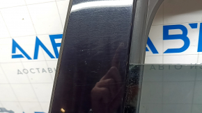 Rear left door assembly Audi A3 22-26 chrome molding, white LY9C, scratches on molding, bump
