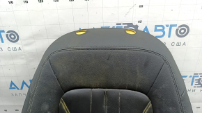 Audi Q5 80A 21-24 driver's seat back upholstery, black leather, Standard, heated, dry-cleanable