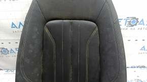 Audi Q5 80A 21-24 driver's seat back upholstery, black leather, Standard, heated, dry-cleanable