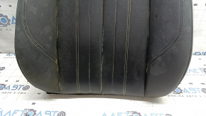 Audi Q5 80A 21-24 driver's seat back upholstery, black leather, Standard, heated, dry-cleanable