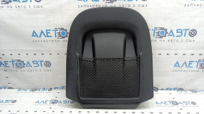 Rear driver's seat backrest cover for Audi Q5 80A 18-25, black, with mesh, scratches, broken fastener