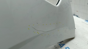 Bare front bumper Audi A3 22-24 white LY9C, without parking sensors, without plugs, scratches