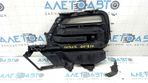 Right front bumper grille BMW X5 G05 19-23 for parking sensors and fog lights, X-Line, broken, broken mount