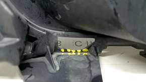 Right front bumper grille BMW X5 G05 19-23 for parking sensors and fog lights, X-Line, broken, broken mount