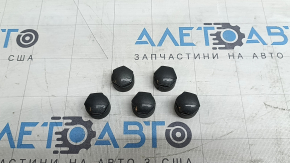 Wheel bolt cap plug 5 pcs. Audi A3 22-26 gray