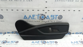 Right side passenger seat trim for Audi Q5 80A 18-25, black, electrically powered, scratched