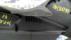 Right side passenger seat trim for Audi Q5 80A 18-25, black, electrically powered, scratched