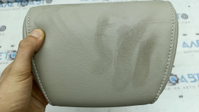 Headrest 2nd row right Honda Accord 19-22 light gray leather, dry cleanable