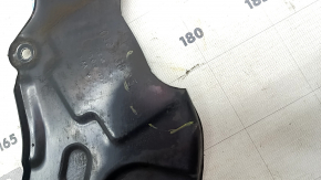 The front right brake disc cover of the Audi A3 22-26 is dented
