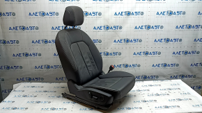 Audi A3 22-26 passenger seat with airbag, electric, heated, black leather, gray stitching, Alcantara insert, dry-cleanable