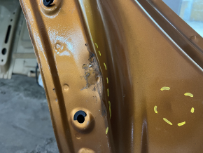 Quarter wing rear right Chevrolet Bolt 17-21 orange, after repair 0.5-1.1, bumps, dent